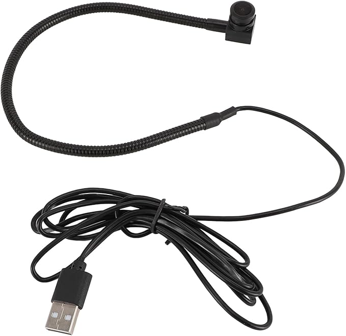 1080P Center Webcam with Fixed Center 8MP FHD Image Built in Microphone Plug and Play for Video Conference