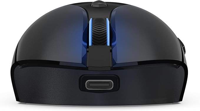 Lenovo Legion M410 Wireless RGB Gaming Mouse – 6 Button Palm Grip Mouse with 16000 DPI 53 Hour Rechargeable Battery 2-Zone RGB Lighting NVIDIA Reflex Compatible