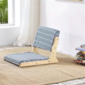 Office Chair Gaming Chair Computer Chair Chair Seat with Cushion Living Room Balcony Window Foldable Tatami Chair with Back Support Floor