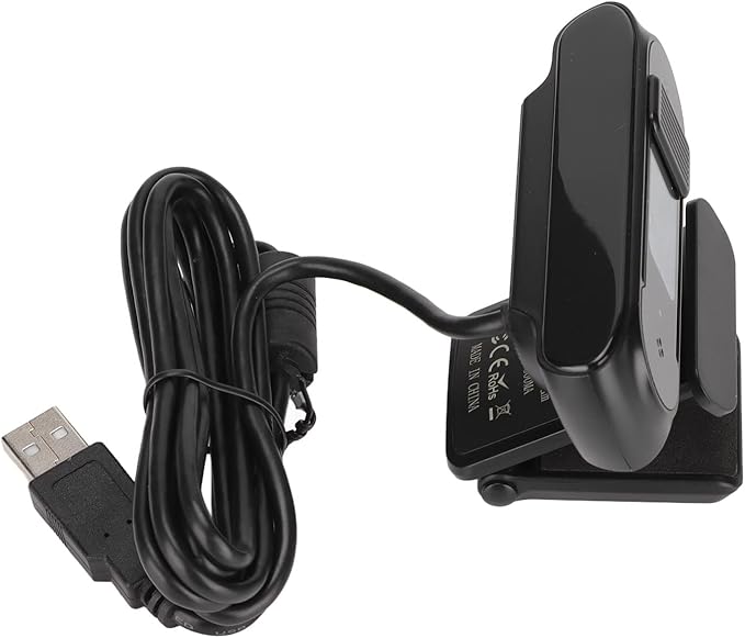 HD 1080P Webcam with Autofocus and Mic Plug and Play Computer Camera for Online Learning Teaching Meeting Black