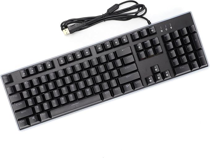Gaming Keyboard USB Mechanical Keyboard 104 Keys Backlight Effects Computer Keyboard Wired Backlit Mechanical Gaming Keyboard for 2000//7/8/10