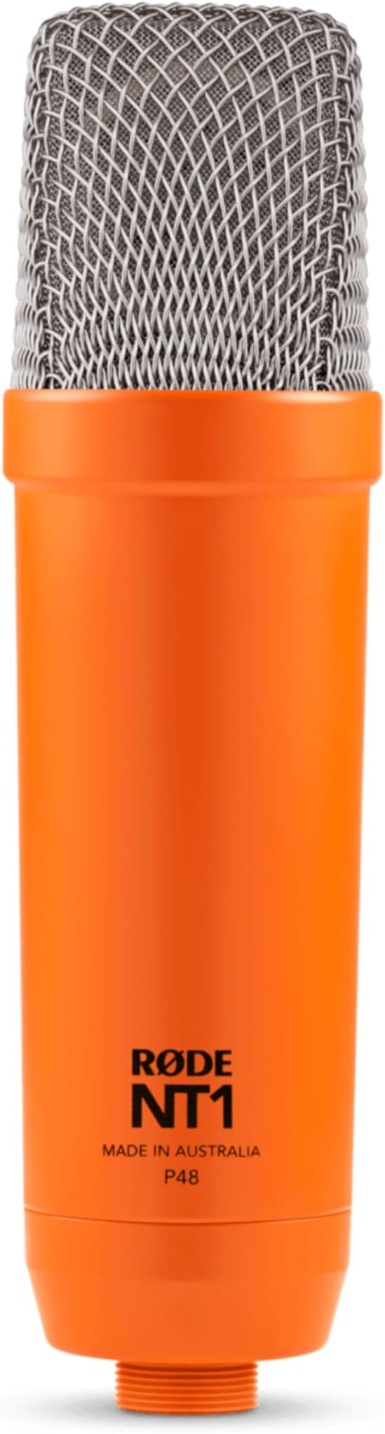 Rode NT1 Signature Series Condenser Microphone (Orange) with Or PSA1+ Studio Boom Arm and XLR-3 Cable (Orange)