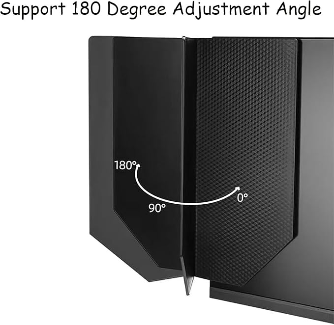 Monitor Hood Sunshade 24-32 inch Universal Light Shield Adjustable Monitor Hood Black