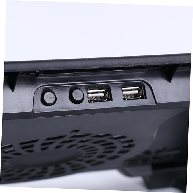 DOITOOL USB Laptop Cooling Pad with 5 Fans Cooler Base Black Multi-Angle Adjustable Laptop Cooling Device Suitable for Gaming and Office Use
