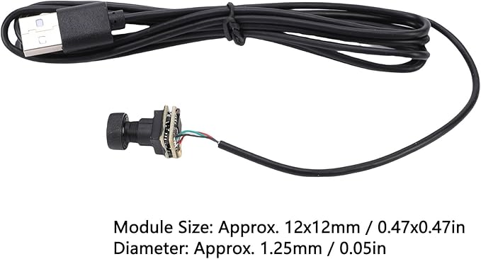 VBESTLIFE USB Security Camera Module Wide Angle Computer Camera Manual Focus for Embedded Webcam Module Small Security Webcam for PC (8MP-U8W)