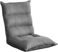 Floor ChairGaming Chairs with Back SupportAdjustable 14-PositionFloor Cushioned Seat Ergonomic ChairLiving Room ReclinerLazy Sofa Lounge for Reading Meditating Watching TV (Grey)