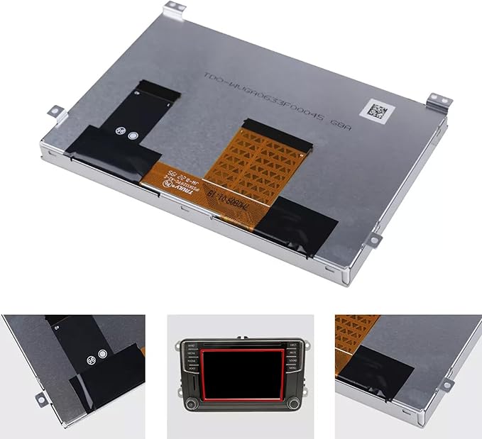6.5 Touch LCD Screen for Volkswagen/Skoda MIB STD2 Navigation Compatible with TDO-WVGA0633F00045 684 200 Radio Display Replacement