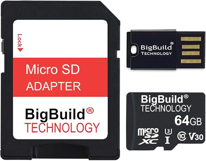 64GB U3 Micro SDXC Memory Card for Samsung Galaxy F06 F16 M06 M16 M36 Smartphone