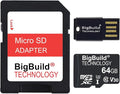 64GB U3 Micro SDXC Memory Card for Samsung Galaxy F06 F16 M06 M16 M36 Smartphone