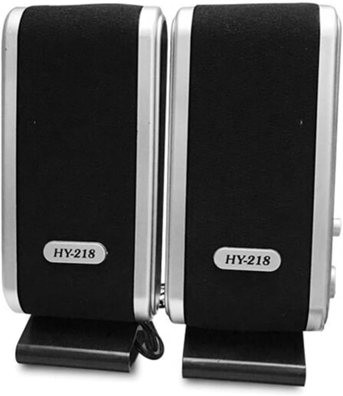 4 Pcs USB Computer Speakers Portable Speaker Stereo 3.5mm with Ear Jack for Desktop PC Laptop