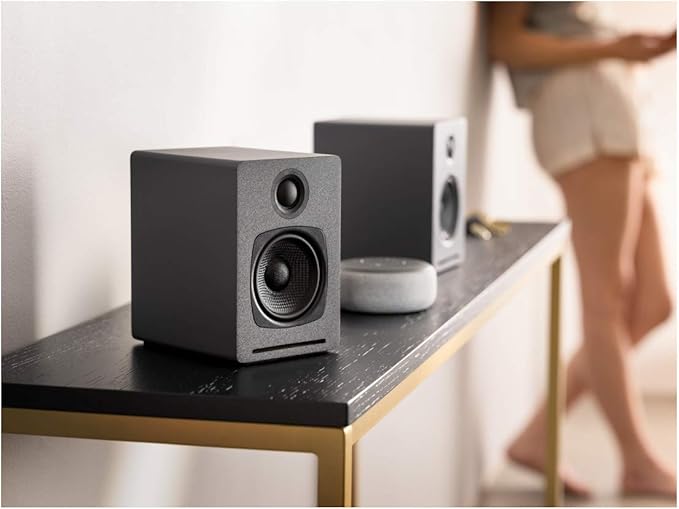 Audioengine A1 Computer Speakers with Subwoofer S6 and DS1M Metal Stands