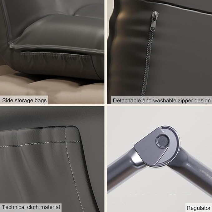 Folding Floor Chair 5-Position Adjustable Meditation Chair with Back Support Portable Floor Seat Lounge Sofa Chair for Reading TV Watching(Yellow)