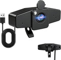 POHO 4K Webcam for PC Ultra HD Computer Camera with PDAF Autofocus Aluminum Material Auto Light Correction70° FOV Web Camera with MicrophonePrivacy Cover for Streaming Conference Zoom