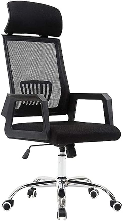 High Back Computer Chair Office Staff Chair with Fixed Armrest - Gaming Chair Recliner Seat for Comfort and Ergonomic Support for Ultimate Work and Gaming Experience