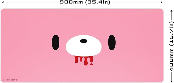 Stare Bear - Gloomy Bear Gaming Desk Mat – Large Extended Mouse &amp Keyboard Pad