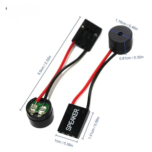 10/20PCS Mini Speaker Computer Motherboard Speaker Mini Onboard Case Buzzer Board Beep Alarm Kit(20PCS)