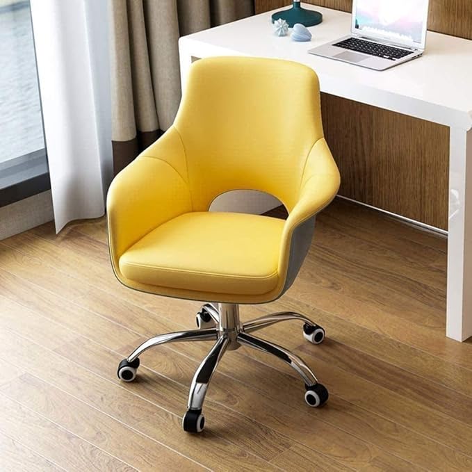 Office Chair Gaming Chair Computer Chair Adjustable Office Desk Chair with Casters Swivel Chair Learning Chair Writing Office Chair Game Chair Lift Chair (Color : Grau)