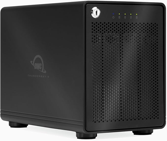 OWC ThunderBay 4 8TB Four-BayThunderbolt 40Gb/s RAID Storage Solution with SoftRAID Premium