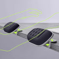 Ergonomic Keyboard Wrist Rest pad Elbow pad Mouse pad Support The Desk Edge Cushion Relieve The Pressure on The Wrist and Elbow Suitable for Office Work Learning Painting and Games (Black)