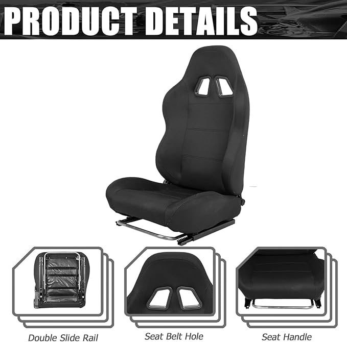 Dardoo Racing Gaming Simulator Cockpit Frame Seat Fit for Logitech/Thrustmaster G27 G29 G920 TX PXN with Adjustable Double SlideAdapt Racing Wheel Stand ChairVideo Game Seats