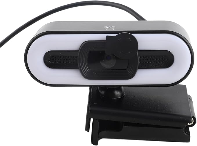 4K Webcam USB Webcam Built in Microphone Bright Fill Light Auto Beauty for Laptop Desktop Computer Streaming Camera for Video Calling