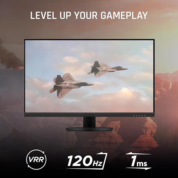 ViewSonic VX2716A 27 Inch 1080p 1ms 120Hz IPS Gaming Monitor with Eye Care USB C HDMI 1.4 and DisplayPort Inputs