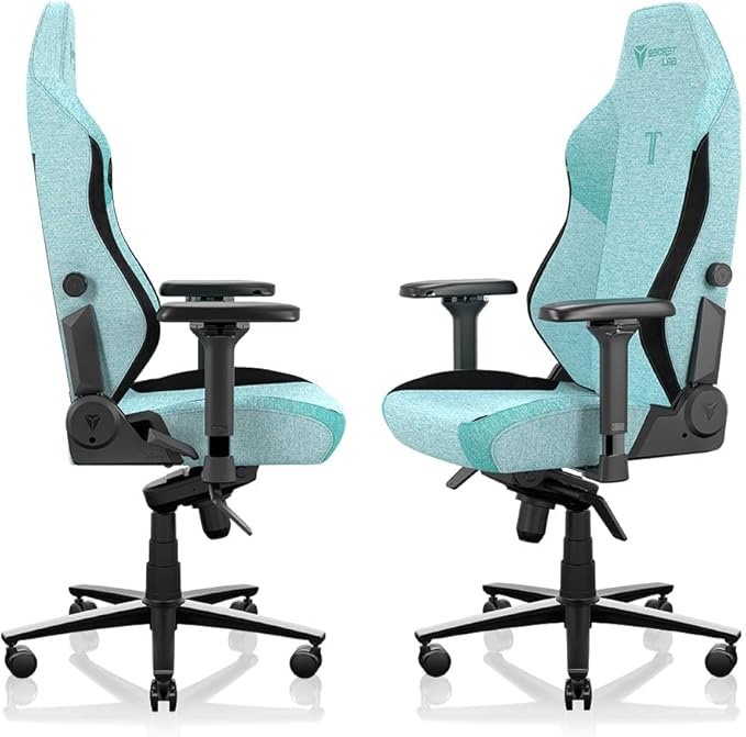 Secretlab Titan Evo Mint Green Gaming Chair - Reclining Ergonomic &amp Heavy Duty Computer Chair with 4D Armrests Magnetic Head Pillow &amp Lumbar Support - Big and Tall Up to 395lbs - Green - Fab