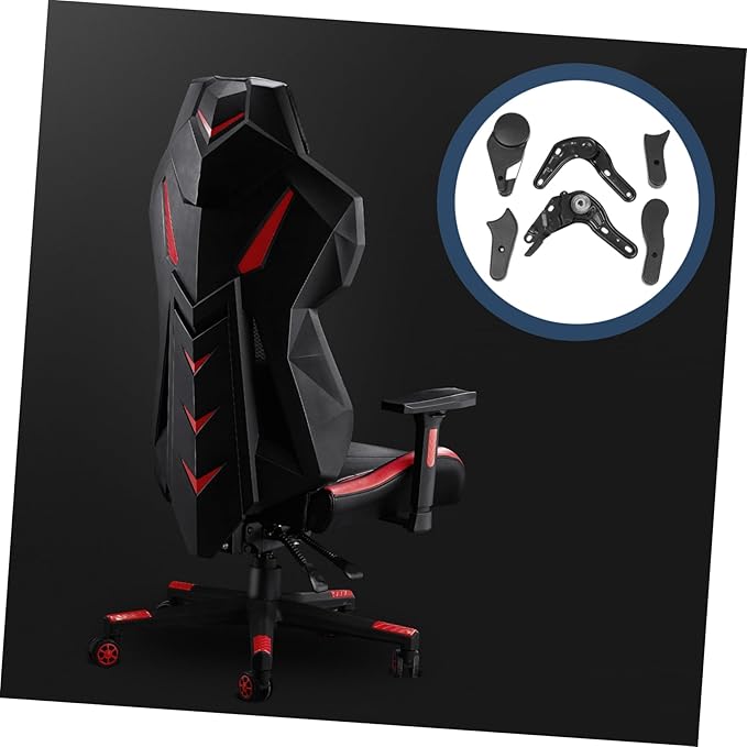 KICHOUSE 6pcs Multi-Angle Chair Adjusters E-Sports Chair Regulators for Gaming Accessories for Enhanced Comfort and Stability