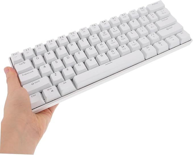 Wired Mechanical Gaming Keyboard with RGB Backlit Compact Keys Design for Pc and Laptop Ergonomic Comfort and Tactile Feedback for Gamers