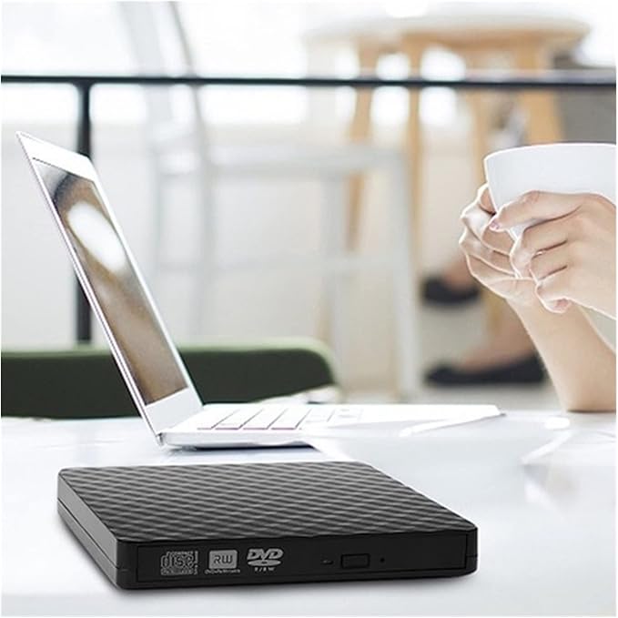 Portable DVD Players External CD DVD Drive USB 3.0 and Type-C Portable CD DVD +/-Rw Drive Reader DVD/CD ROM Burner Rewriter DVD Drive
