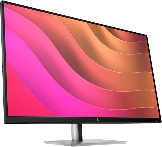 HP E32k G5 32 4K USB-C Monitor with 5ms Response Time Anti Glare Flicker Free VESA Mount (100mm) Displayport HDMI &amp Dockztorm USB Port Expander Black/Silver Color (6N4D6AA#ABA)