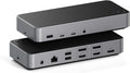 Satechi 13 in 1 Triple 4K USB C Docking Station 100W Charging 2 DP 3 HDMI 2 USB C 3 USB-A Gigabit Ethernet and Audio Jack for Mac/Windows MacBook Air/Pro M5/M4 DisplayLink Required