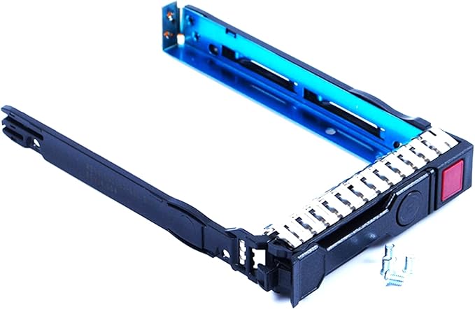 2.5 SFF SAS SATA SSD Hard Drive Carrier Tray Caddy 651687-001 651699-001 Compatible for HP Proliant ML310 DL120 Gen8 G8 Gen9 G9 Server Serie (6-Pack)