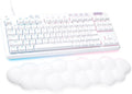 Logitech G713 Wired Mechanical Gaming Keyboard with LIGHTSYNC RGB Lighting Linear Switches (GX Red) and Keyboard Palm Rest PC and Mac Compatible - White Mist