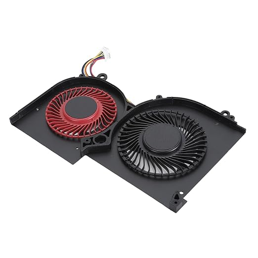 Cooling Fan Laptop Cooler Fan Replacement Compact Aluminum Quiet 4 Pin Power Connector for MS 16Q5 for P65 (GPU)