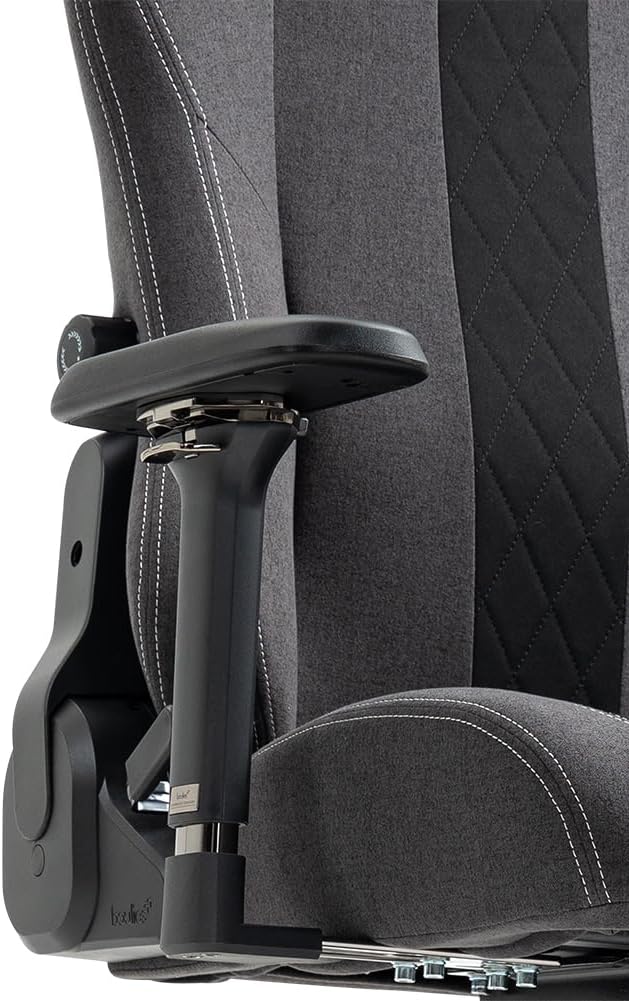 boulies Master Gaming Chair Ergonomic Office Chair for Adults with 4D Armrests Comfortable Computer Chair for Home with Adjustable 4-Way Built-in Lumbar Support (Charcoal Grey Max)