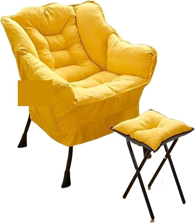 Gaming Chair Computer Chair Sofa Wholesale Armchair Bedroom Comfortable Chair Armchair Chair (Color : Tq Beige Cotton And-01)