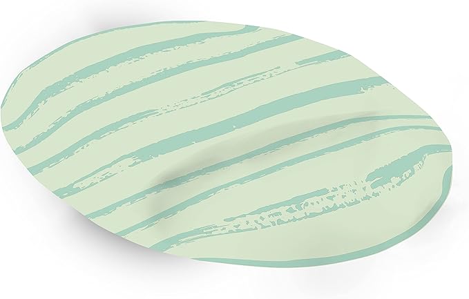 Ergonomic Mouse Pad with Wrist Rest Digital Printed Mouse Mat for Tendon Sheath Problems Non-Slip Base for Office and Home Size: 20 x 23 cm