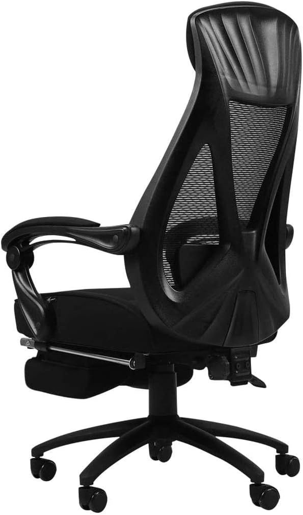 Office Chair Gaming Chair Computer Chair Capacity Ergonomic Computer Mesh Recliner Executive Swivel Office Desk Chair Task Chair and Lumbar Support (Color : Svart)