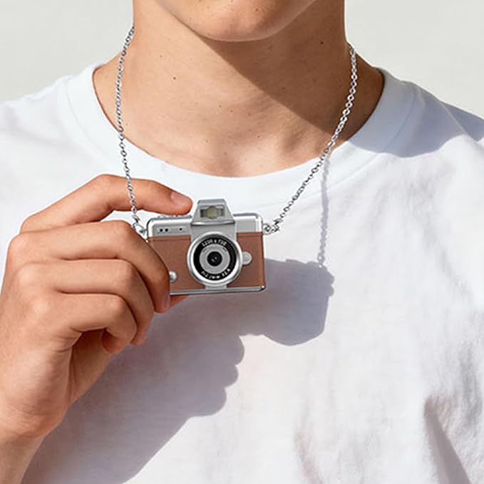 Lightweight Keychain Camera 25g Compact Size 1080P Video 32GB Storage Portable for Travel Parties Accessory Lightweight