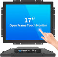 17 Inch Open Frame Touch Monitor PCAP 10-Point Touch Industrial Touchscreen Monitor with HDMI/VGA/DVI Interface Active Matrix TFT LCDLED Backlight with VESA Mount