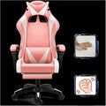 Office Chair Office Chair Home Computer Chair Gaming Chair Gaming Chair Reclining Internet Cafe Back Chair PC Computer Swivel Chair Chair (Color : Pink Size : One Size) Needed