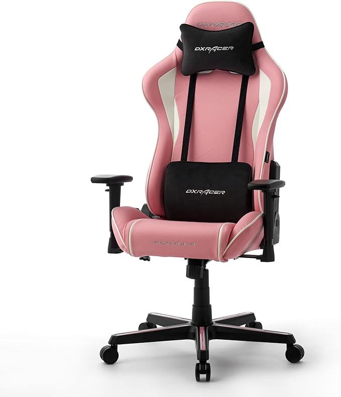 DXRacer (ディーエックスレーサー) Formula DXZ V2 Pastel Gaming Chair スタンダード Safety Pink