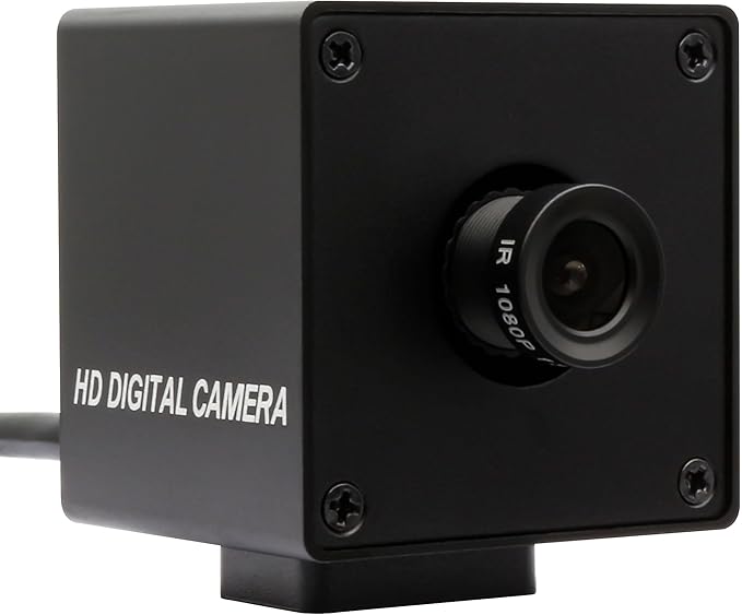 ELP 4K USB Camera 3.6mm Fixed Focus Lens Mini USB Webcam UHD 2160P USB Camera with Color Sensor for Industrial Mini UVC USB2.0 Web Camera for Computer Laptop PC