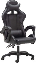 Office Chair Gaming Chair Computer Chair Andrgonomic Swivel Computer Chair with Headrest FootrestHigh Back Gaming Chair Racing Game ChairHeight Adjustable Gamer Chair PU Leather Office Cha