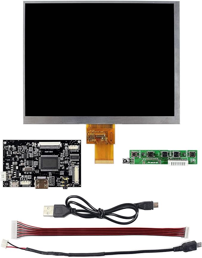 VSDISPLAY 8 1024X768 IPS LCD 8 inch HJ080IA-01E with Controller Board