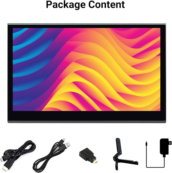 waveshare 15.6inch QLED Quantum Dot Display 1920×1080 Compatible with Raspberry Pi 5/4B/3B/Zero/Zero W/Zero 2W/Pico/Pico W/Pico WH Jetson Nano/ VisionFive2/ PC