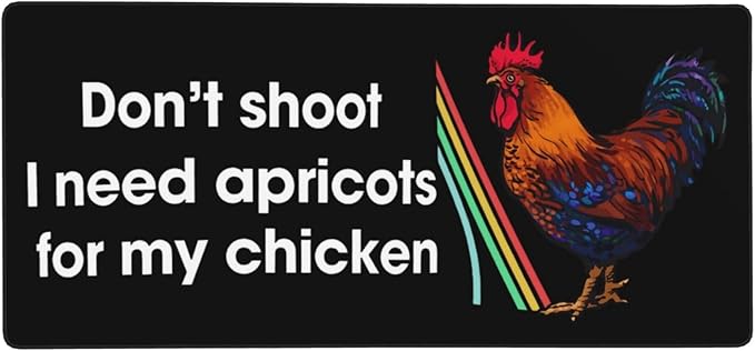 Chicken XL Mouse Pad Gaming Mouse Pad 35.4 X 15.7 Non-Slip Desk Mat with Stitched Edges for Computer &amp Laptop