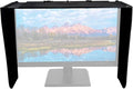 Monitor Hood Sunshade Desktop Computer Monitor Hood Frame Width 17-28 Inches Adjustable Blocks Ambient Stray Light &amp Improves Work Concentration 3 Sided Shading for Office Play Games