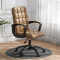 Office Chair Gaming Chair Computer Chair Computer Chair Home Furniture Gaming Chair Office Footrest Modern Simplicity Relaxing Office Chairs PU Fabric Computer Armchair (Color : Rosso)